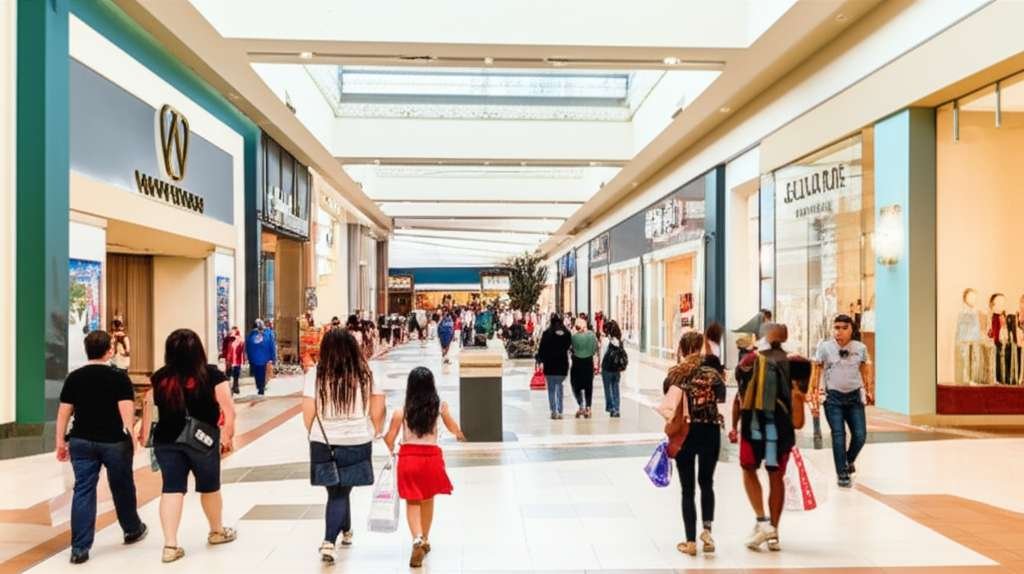 Generate a high-quality, relevant image prompt for an article about: 9 Shopping Malls In Brandon: Am