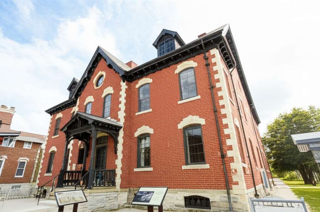 Generate a high-quality, relevant image prompt for an article about: 10 Historic Sites in Mississaug