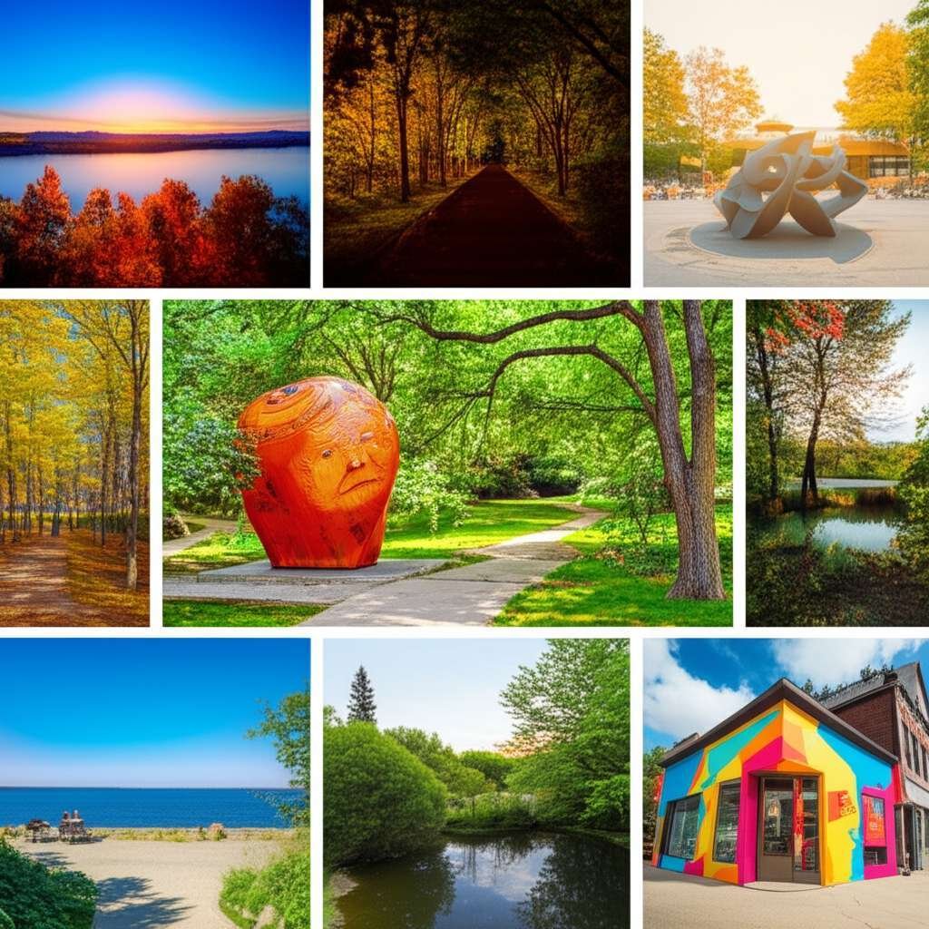 Generate a high-quality, relevant image prompt for an article about: 7 Hidden Gems in Mississauga: D