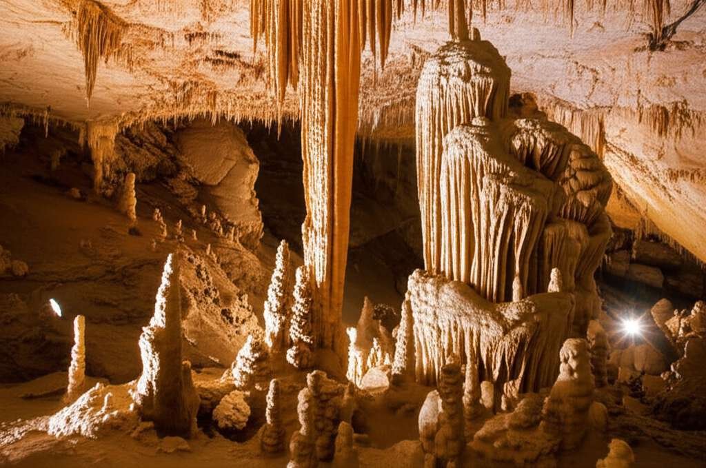 Generate a high-quality, relevant image prompt for an article about: 5 Caves Near Mississauga: Aston