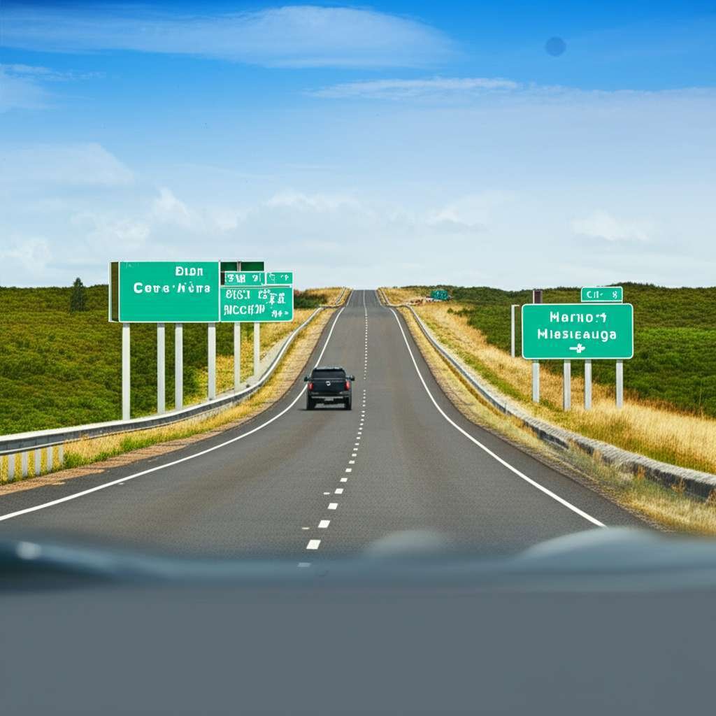 Generate a high-quality, relevant image prompt for an article about: 10 Road Trips From Mississauga: