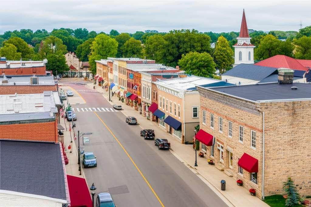 Generate a high-quality, relevant image prompt for an article about: 9 Historic Towns Near Mississau