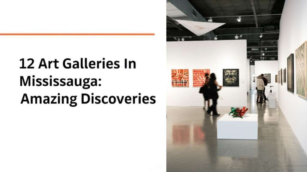 Generate a high-quality, relevant image prompt for an article about: 12 Art Galleries In Mississauga