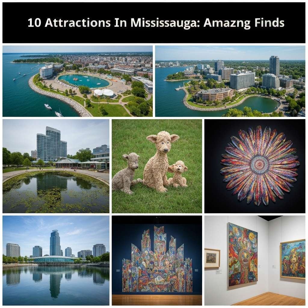 Generate a high-quality, relevant image prompt for an article about: 10 Attractions In Mississauga: