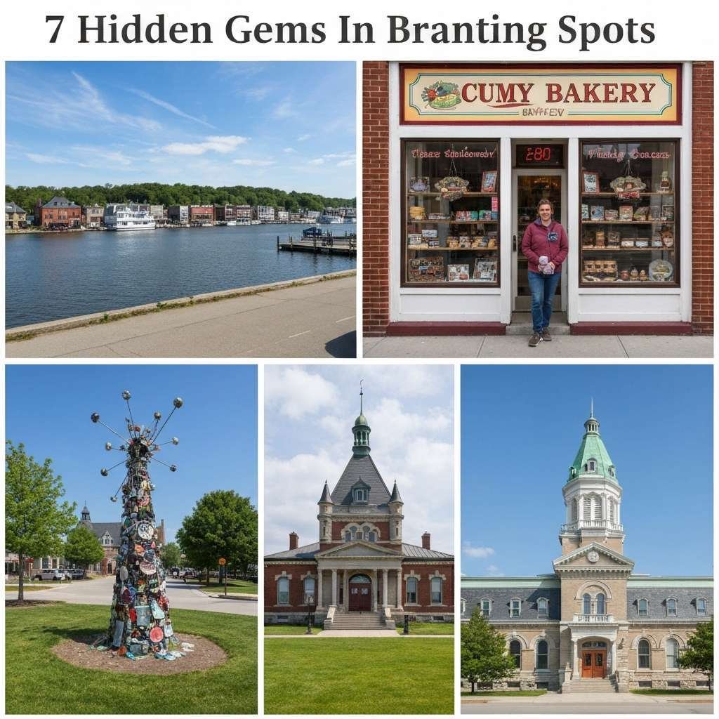 Generate a high-quality, relevant image prompt for an article about: 7 Hidden Gems In Brantford: Unc