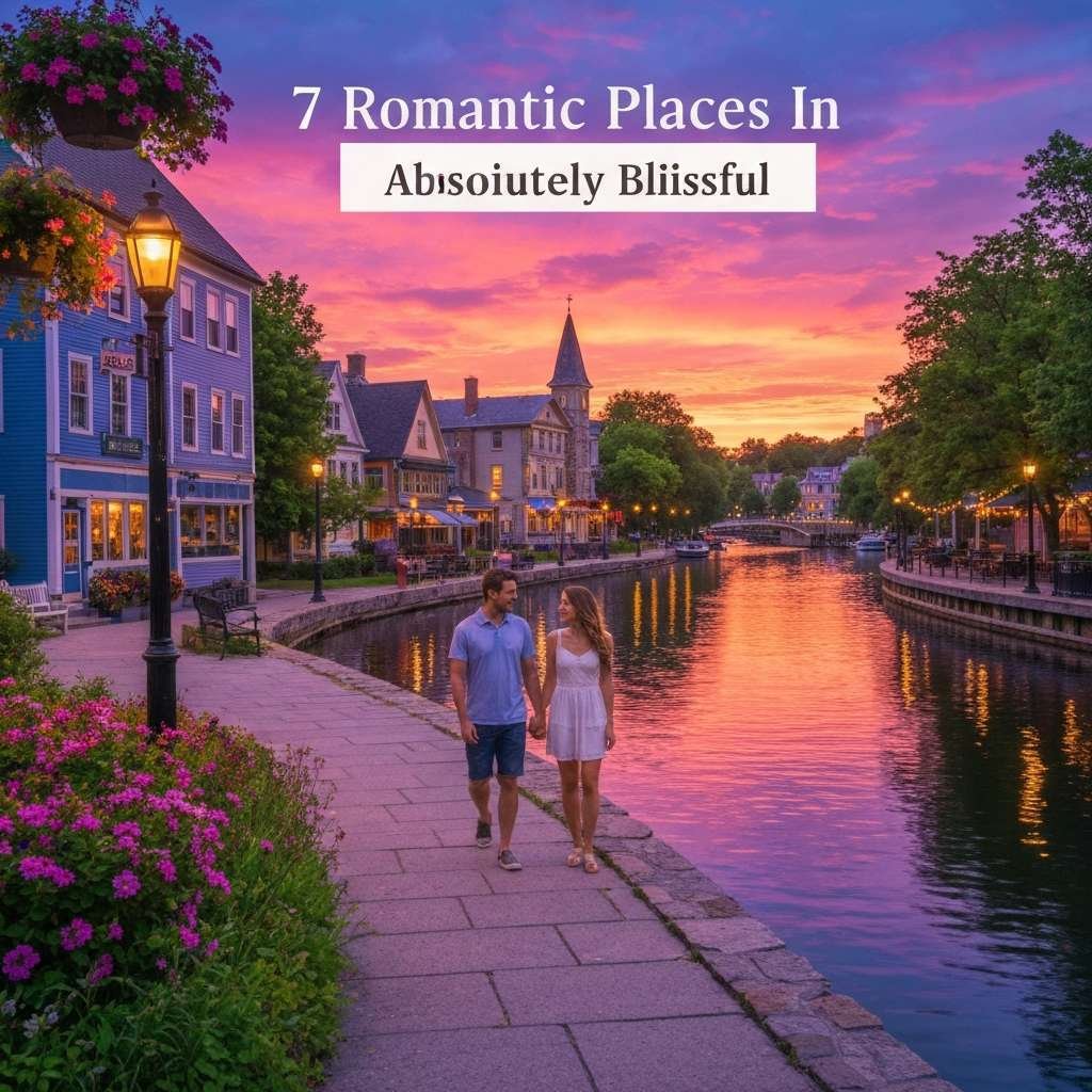 Generate a high-quality, relevant image prompt for an article about: 7 Romantic Places In Brantford: