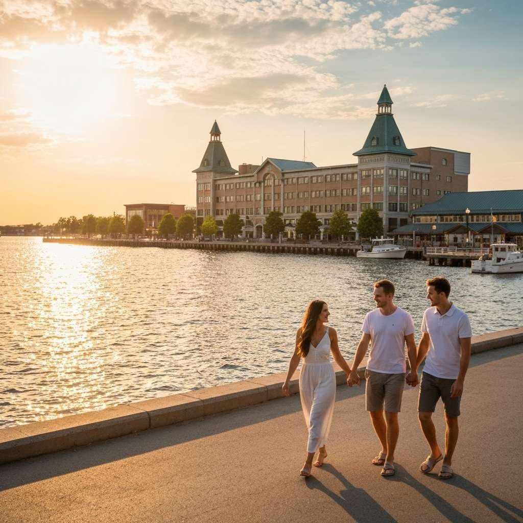 Generate a high-quality, relevant image prompt for an article about: 7 Romantic Places In Brantford: