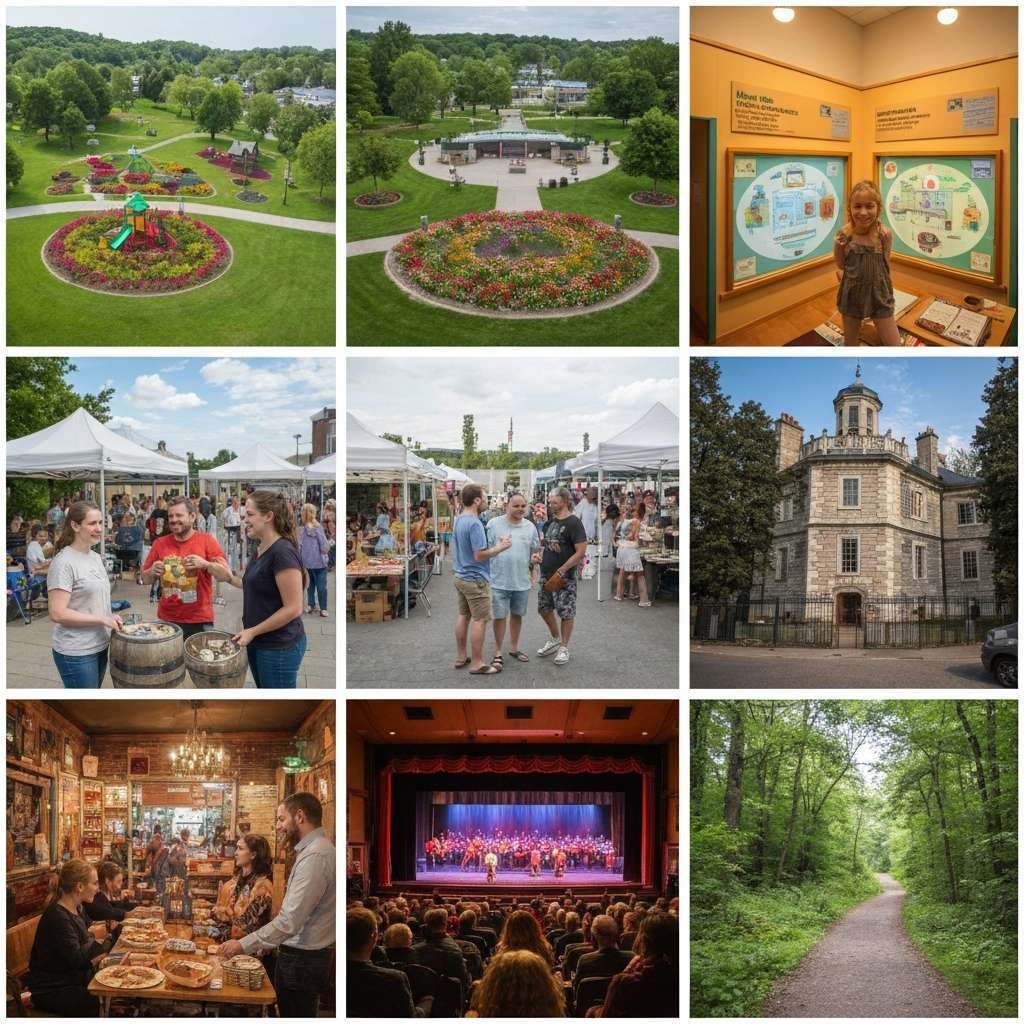 Generate a high-quality, relevant image prompt for an article about: 9 Family Attractions In Brantfo