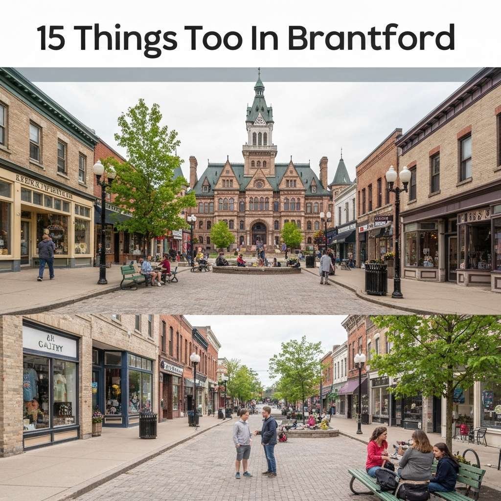 Generate a high-quality, relevant image prompt for an article about: 15 Things To Do In Brantford: A