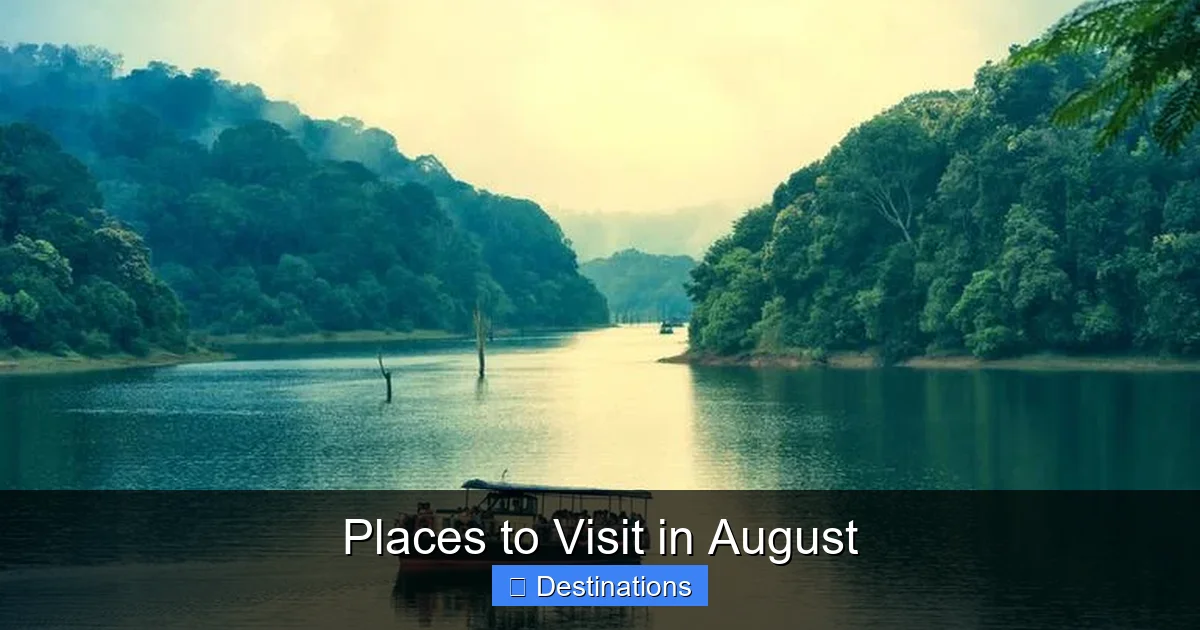 Places to Visit in August