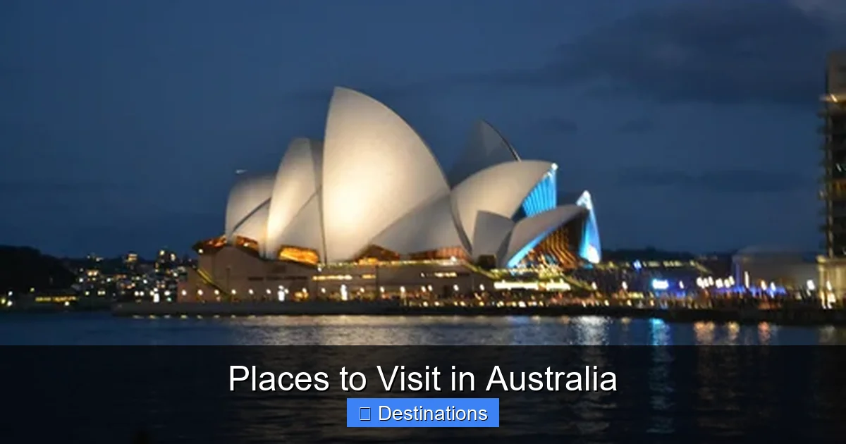 Places to Visit in Australia
