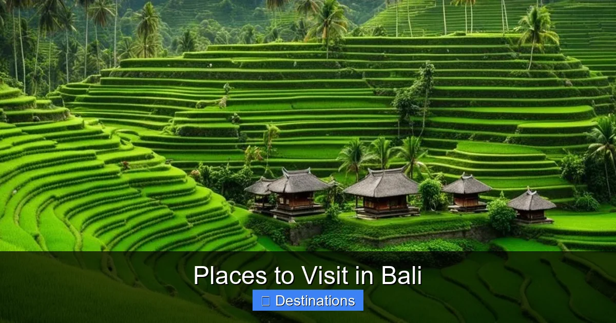 Places to Visit in Bali