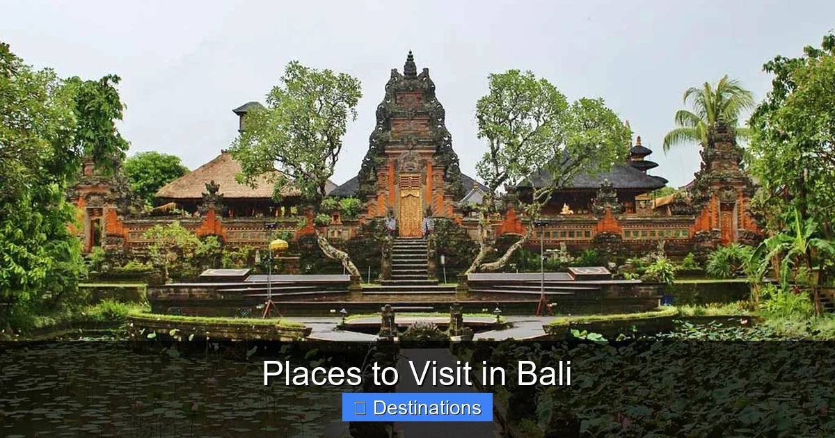 Places to Visit in Bali