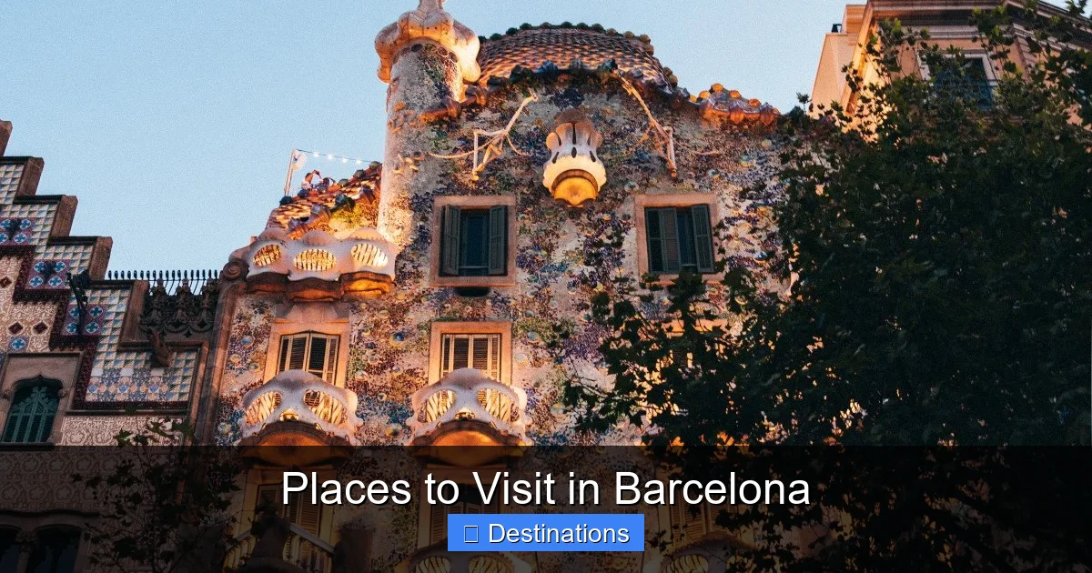 Places to Visit in Barcelona