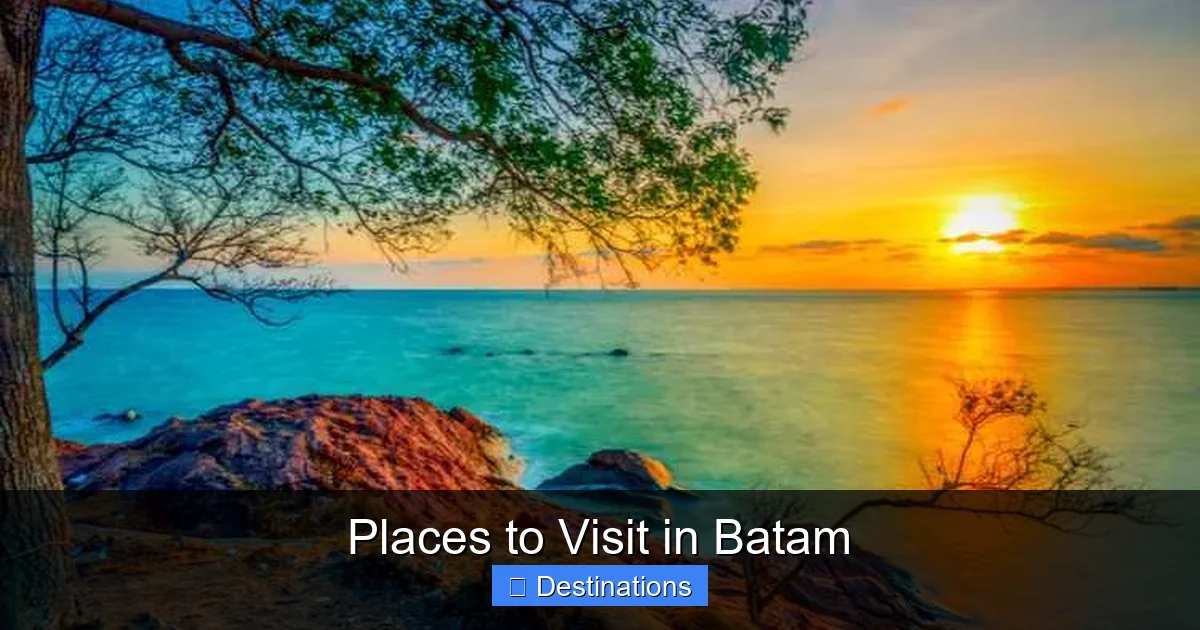 Places to Visit in Batam