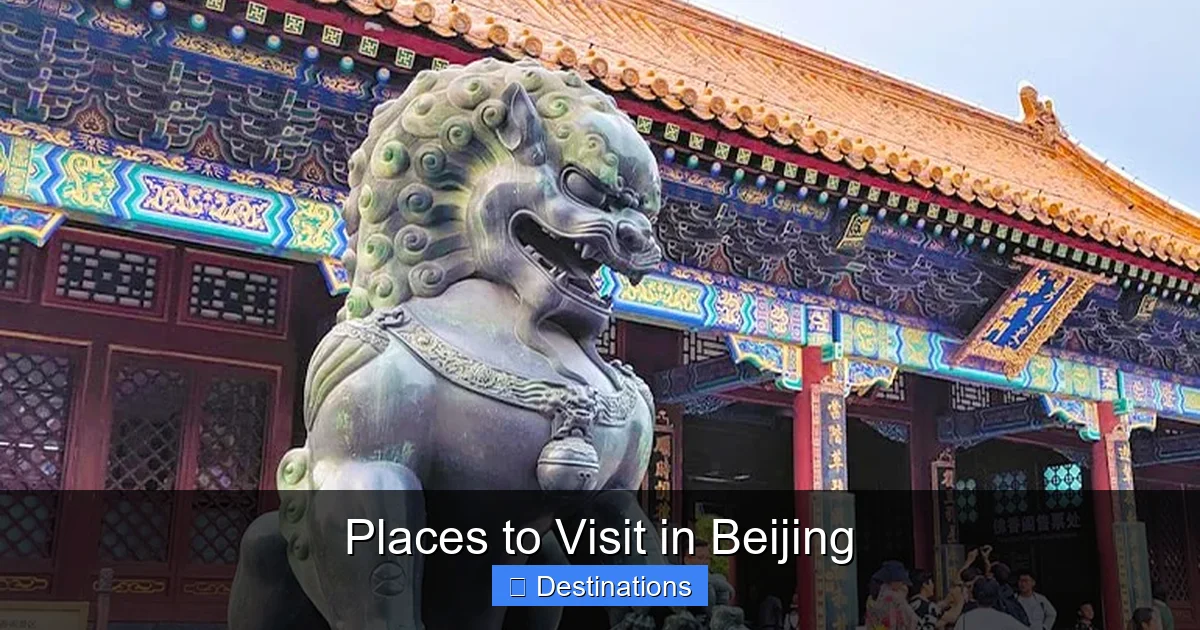 Places to Visit in Beijing
