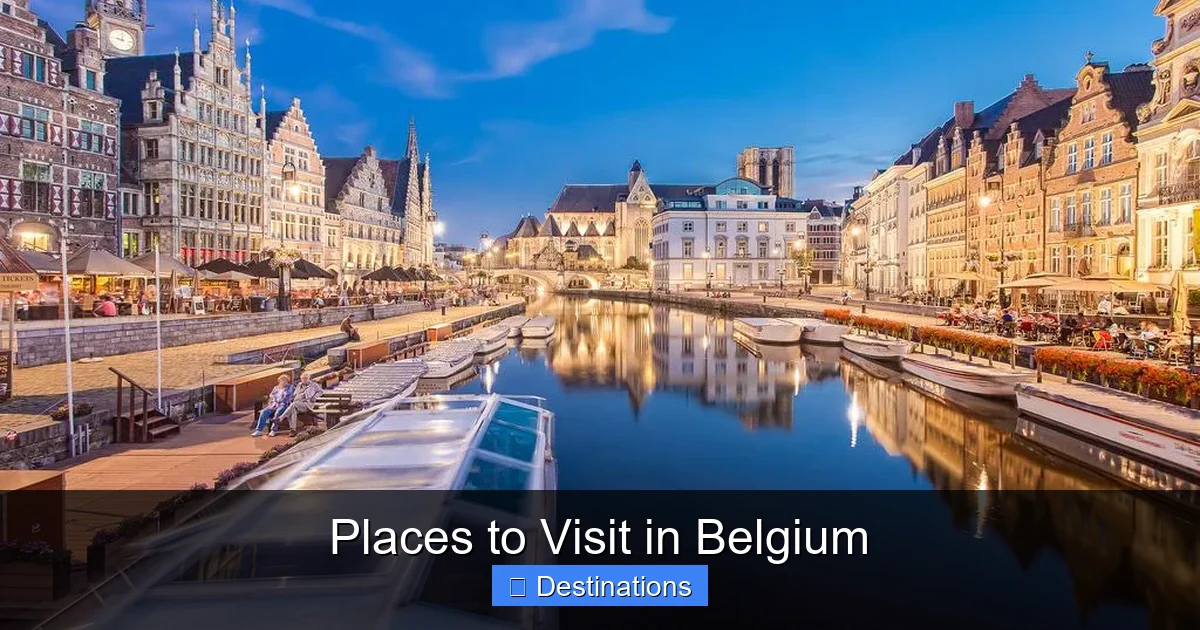 Places to Visit in Belgium