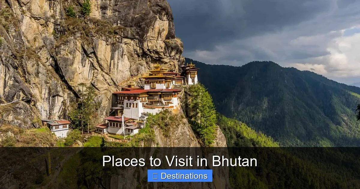 Places to Visit in Bhutan
