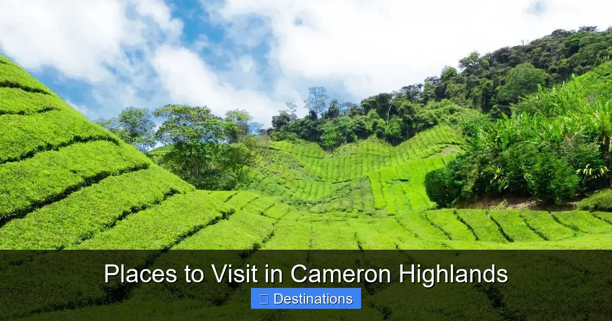 Places to Visit in Cameron Highlands