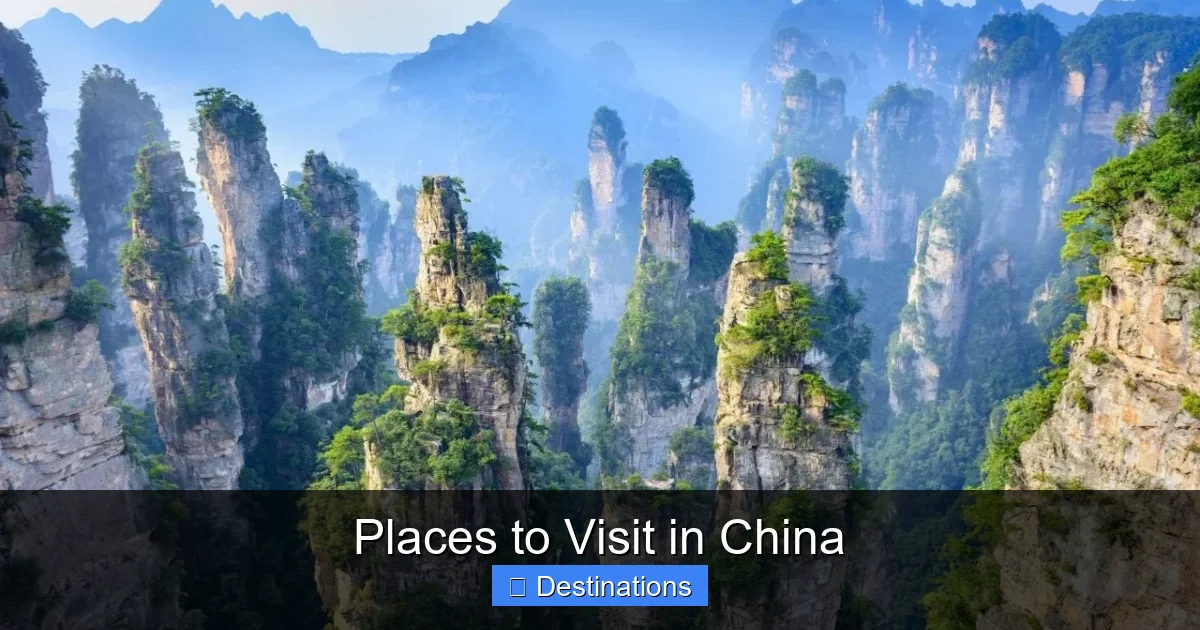 Places to Visit in China