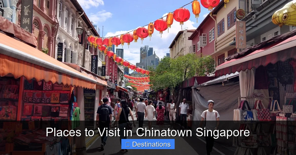 Places to Visit in Chinatown Singapore