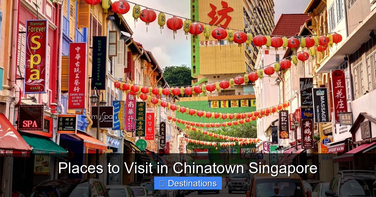Places to Visit in Chinatown Singapore