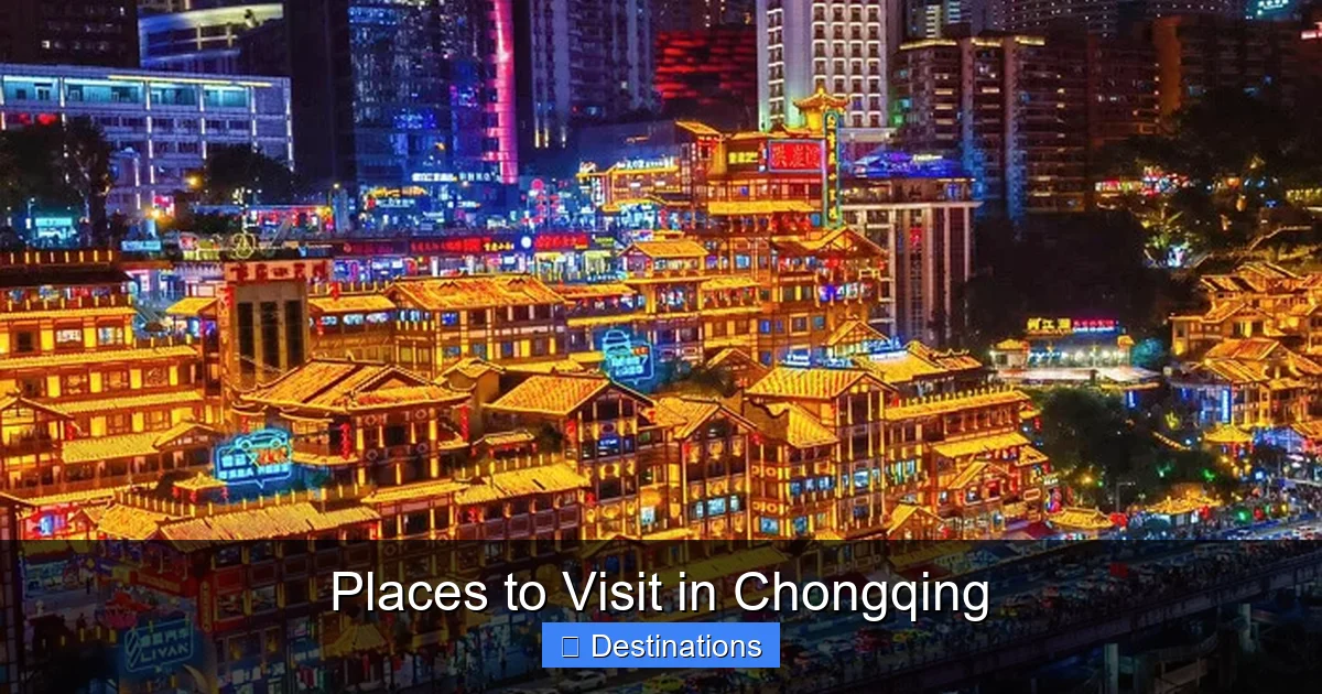 Places to Visit in Chongqing
