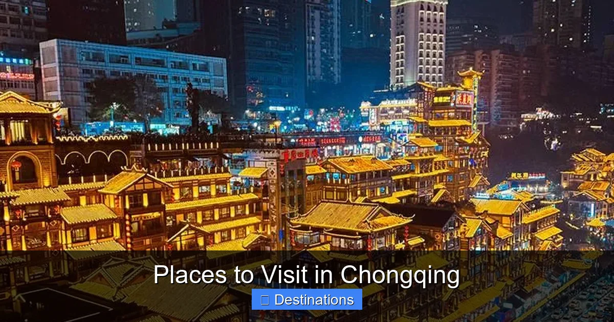 Places to Visit in Chongqing