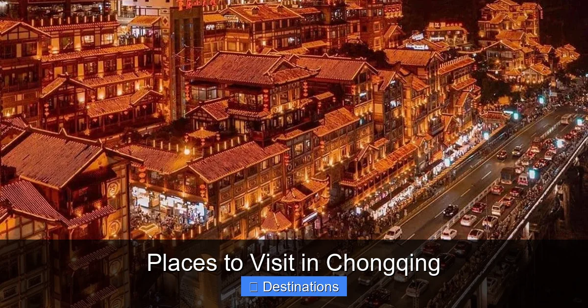 Places to Visit in Chongqing