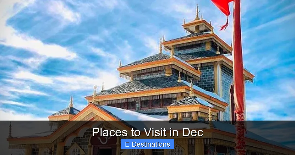 Places to Visit in Dec