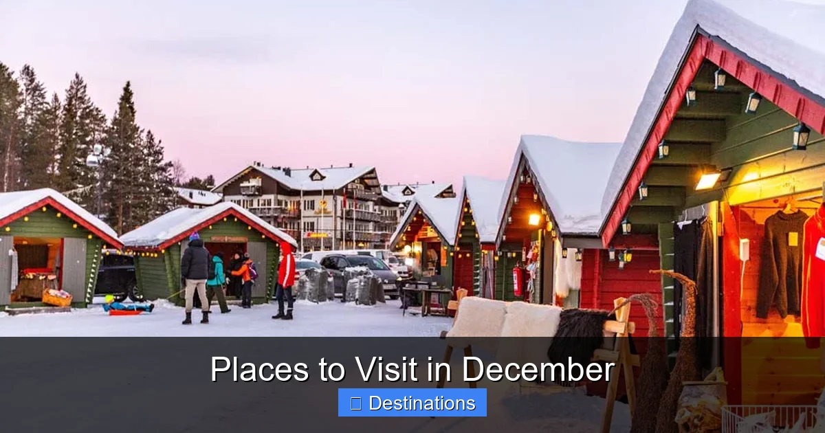 Places to Visit in December