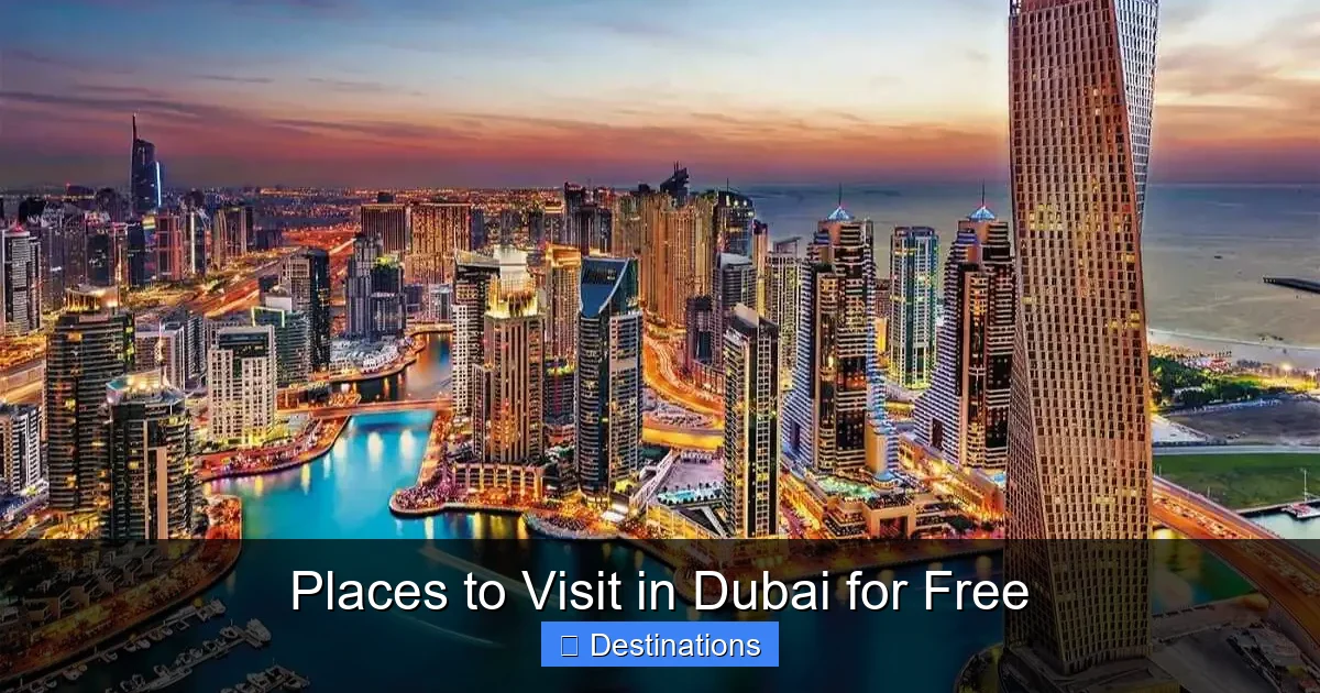 Places to Visit in Dubai for Free