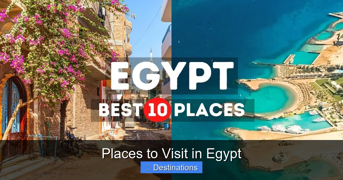 Places to Visit in Egypt