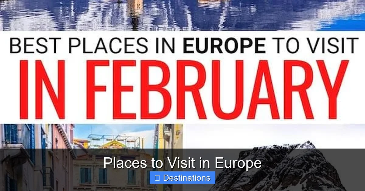 Places to Visit in Europe
