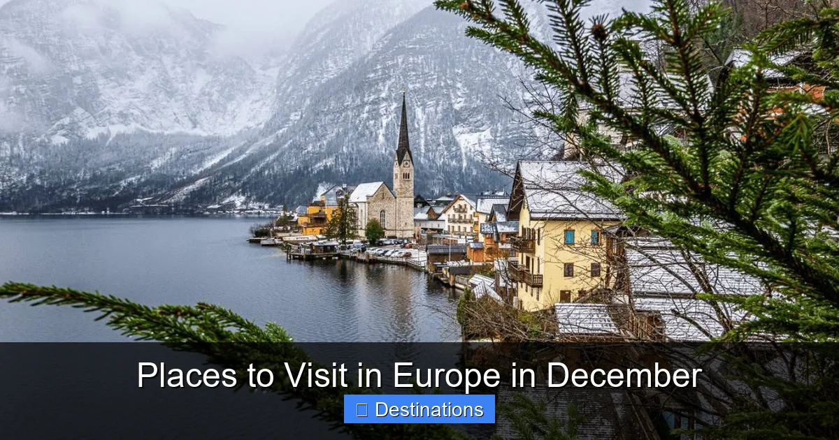 Places to Visit in Europe in December