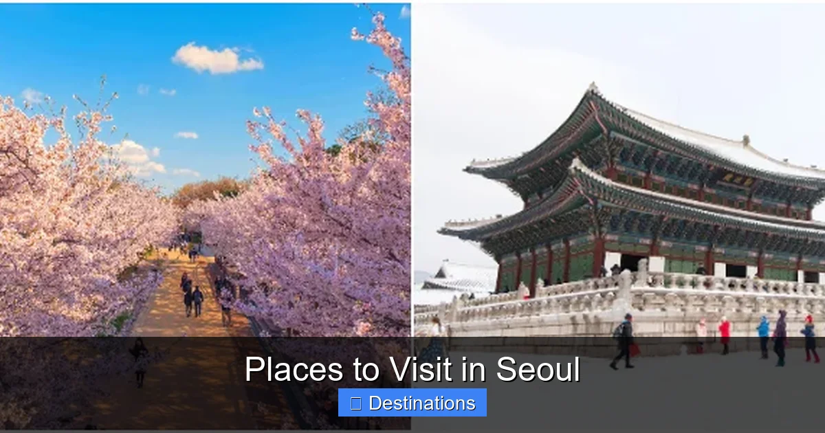 Places to Visit in Seoul