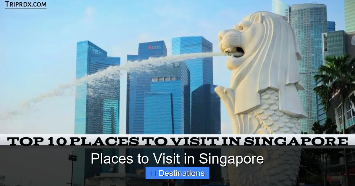 Places to Visit in Singapore