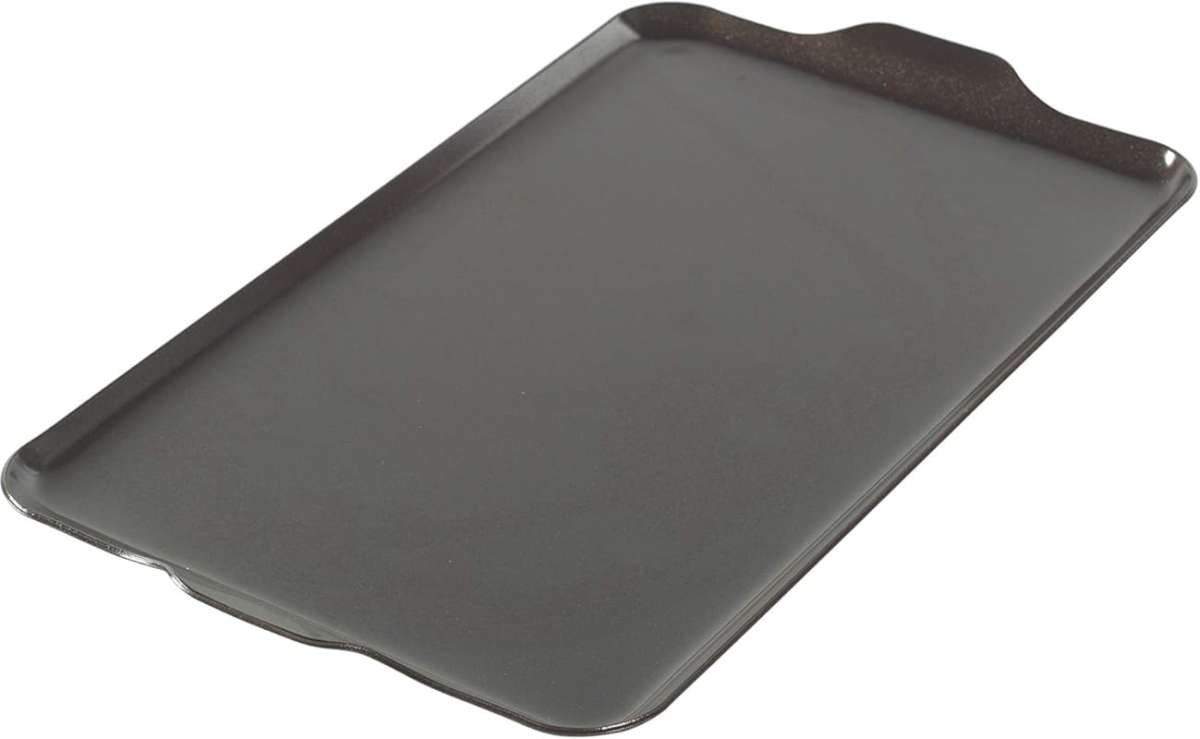 Nordic Ware Two Burner Griddle, 10.3 x 17.4 inches, Non-Stick Black Surface for Outdoor Cooking