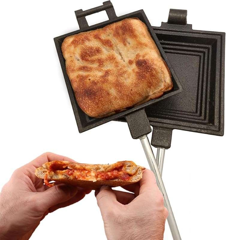 Coghlan's Cast Iron Camp Cooker: Pre-Seasoned Pie Iron Sandwich Maker
