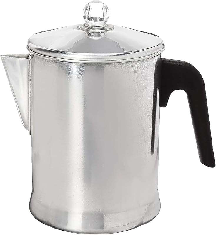 Primula Today Aluminum 9-Cup Stovetop Coffee Percolator Maker for Rich
