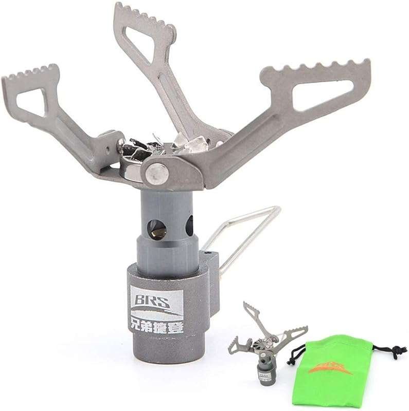 BRS-3000T Ultra-Light Titanium Camping Stove: Miniature Portable Gas B