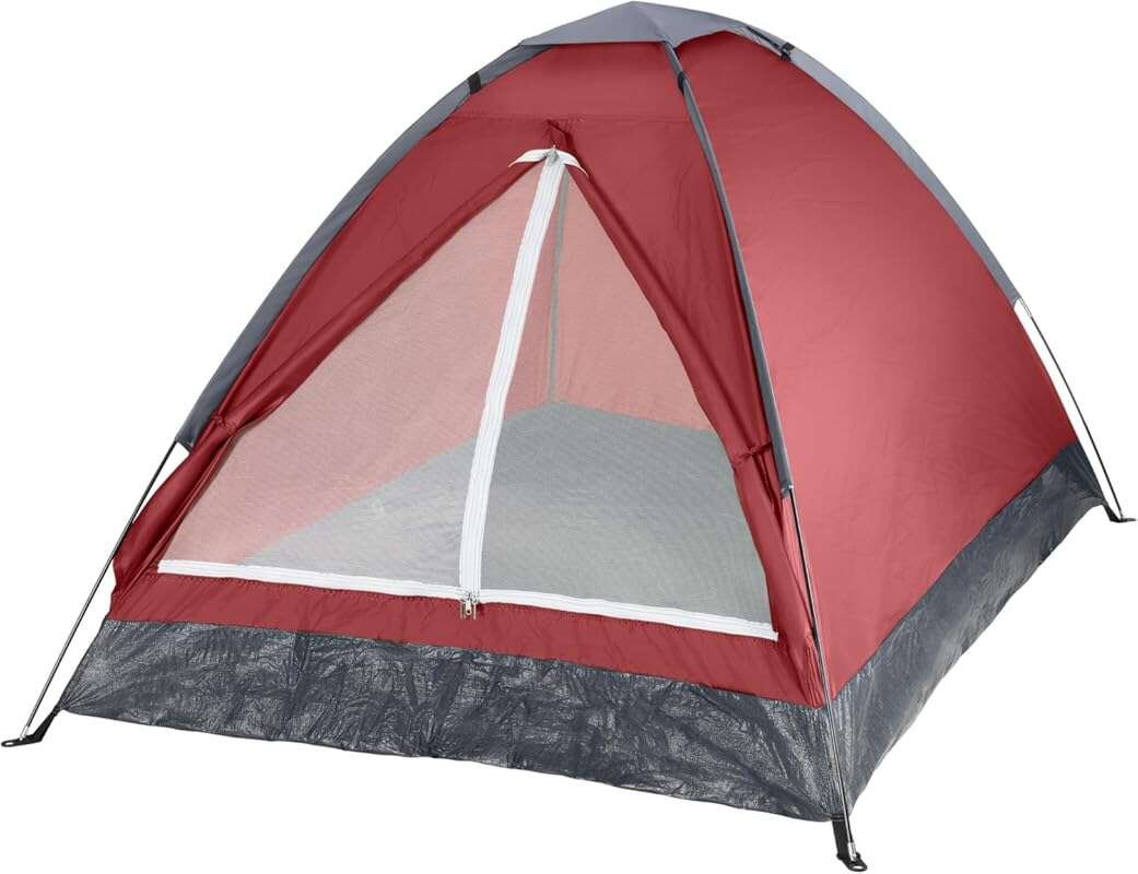 Pop-Up 2-Person Tent with Rain Fly & Carry Bag for Camping, Festivals 