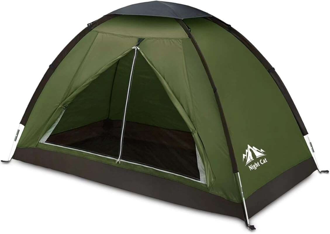 Night Cat Backpacking Tent for 1-2 Persons, Lightweight & Waterproof,