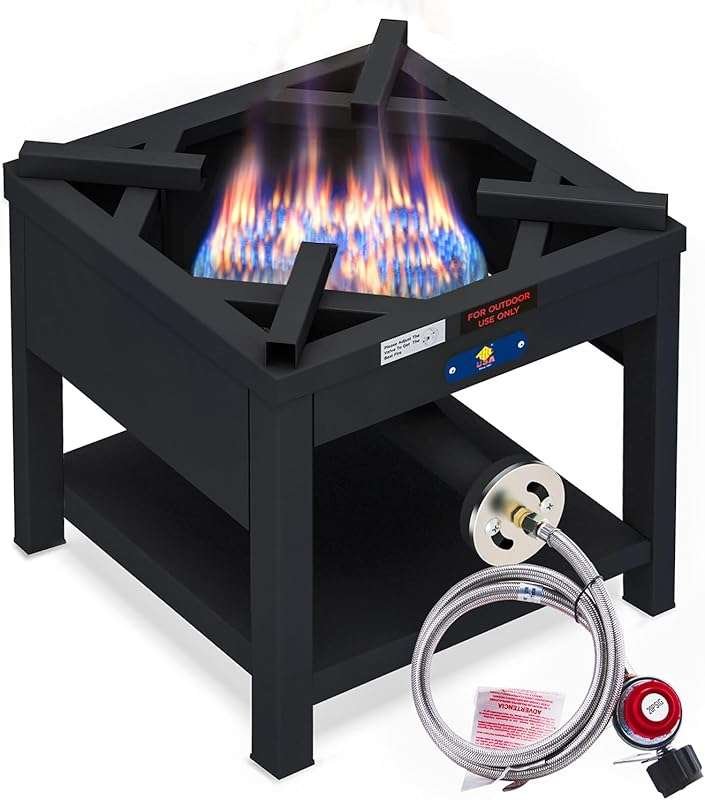 ARC 200,000 BTU Cast Iron High Pressure Propane Stove - Heavy Duty Out