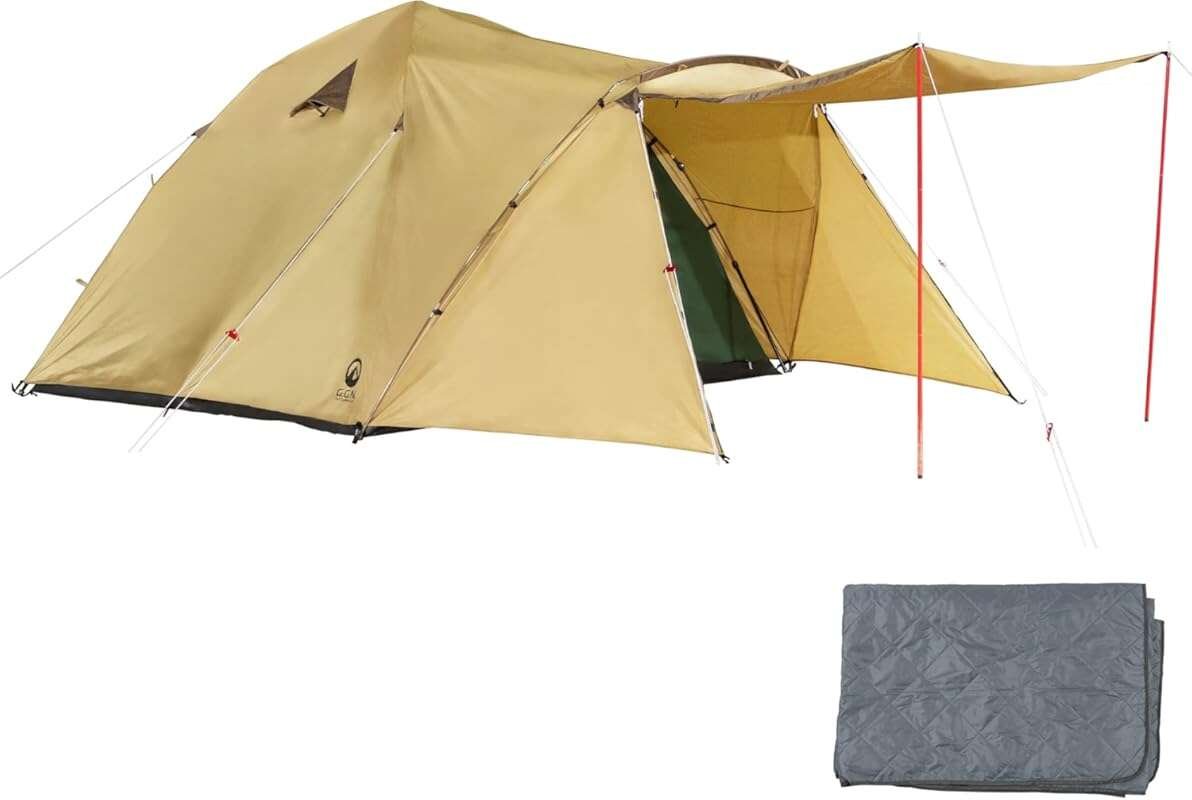 G.G.N One-Touch Tent with Easy Pull String, Perfect for Beginners & Ca