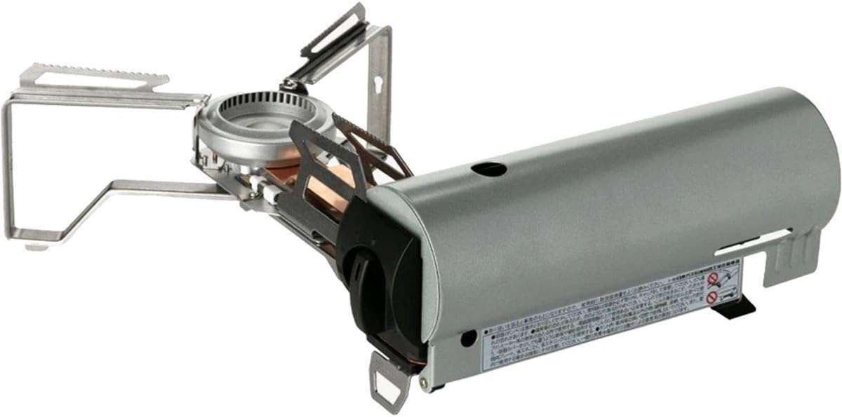 Snow Peak Home and Camp Burner: Lightweight, Automatic Ignition Silver