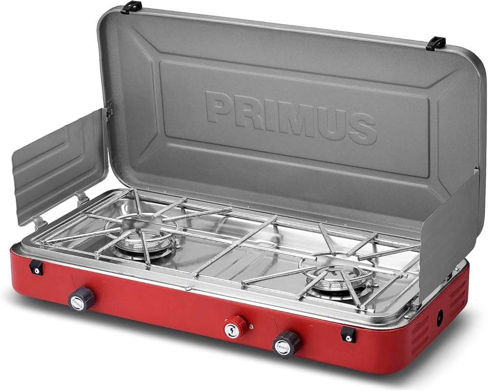 Primus Profile Portable 2-Burner Camping Stove with Piezo Ignition - I
