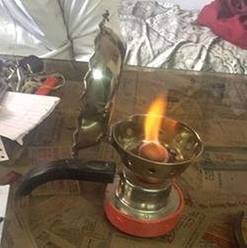 Stainless Steel Dhoop Dani Incense Burner with Health-Boosting Aromath