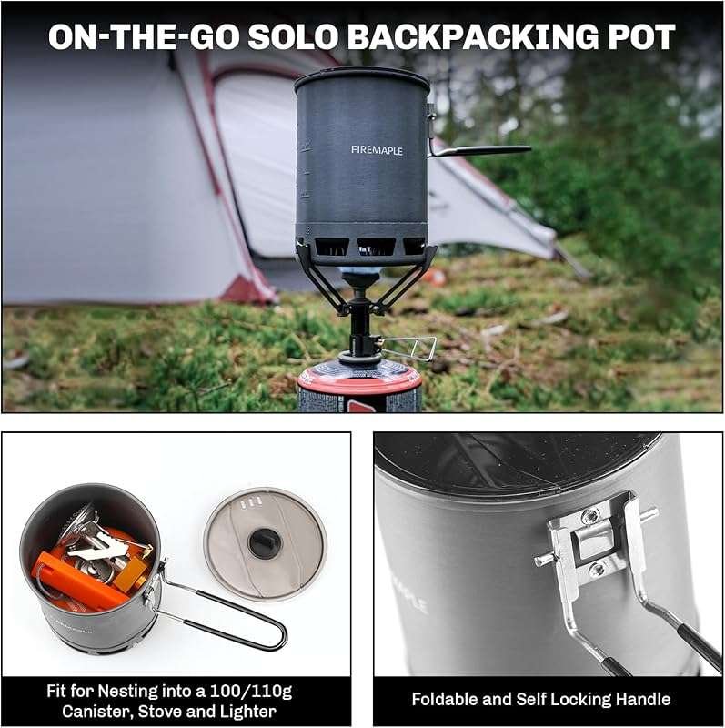 Fire-Maple Petrel Ultralight Pot: High-Efficiency Aluminum Camping Pot