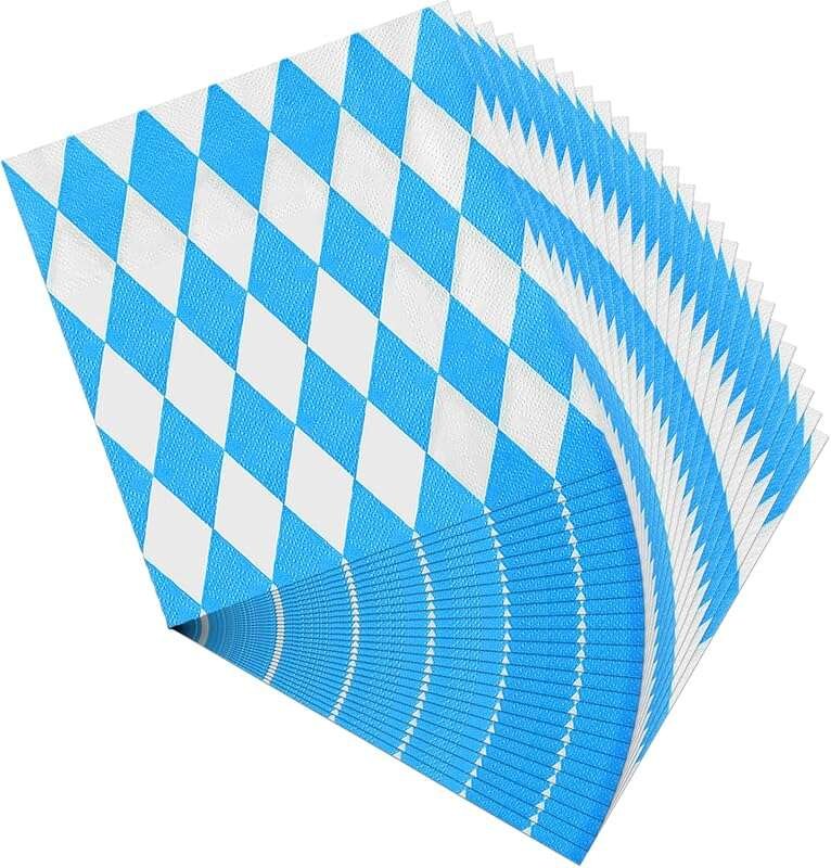 ASTARON 80pcs Bavaria Napkins – Disposable Paper Napkins for Munich Ok